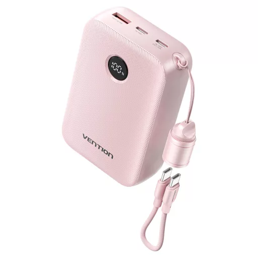 Vention FKBP0-C 20000mah, (rózsaszín,22,5W), powerbank