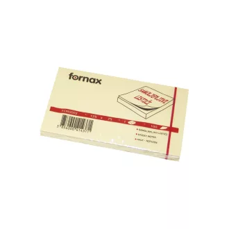 Jegyzettömb öntapadó, 75x125mm, 100lap, Fornax, sárga – Tonerklinika Debrecen