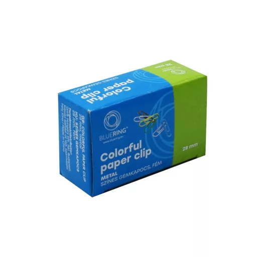 Gemkapocs 28mm, 100 db/doboz, Bluering® színes – Tonerklinika Debrecen