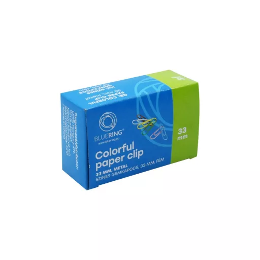 Gemkapocs 33mm, 100 db/doboz, (YL33C) színes – Tonerklinika Debrecen