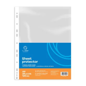 Genotherm lefűzhető, A4, 120 micron víztiszta Bluering® 25 db/csomag, – Tonerklinika Debrecen