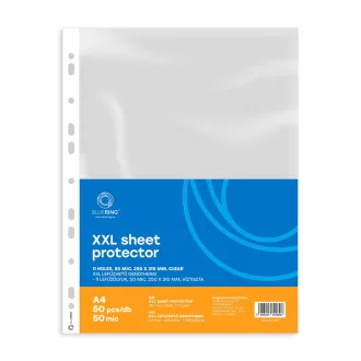Genotherm lefűzhető, A4, XXL 50 micron 250x310mm, extra SZÉLES víztiszta Bluering® 50 db/csomag – Tonerklinika Debrecen