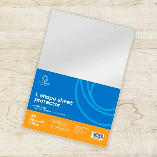 Genotherm 'L' A4, 180 micron víztiszta Bluering® 25 db/csomag, – Tonerklinika Debrecen