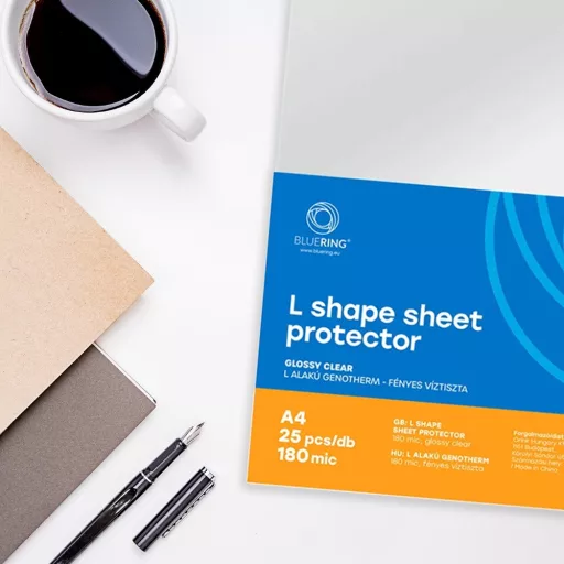Genotherm 'L' A4, 180 micron víztiszta Bluering® 25 db/csomag, – Tonerklinika Debrecen