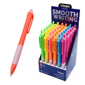 Golyóstoll nyomógombos 0,7mm Vinson Fashion C4 vegyes displ 36 db – Tonerklinika Debrecen