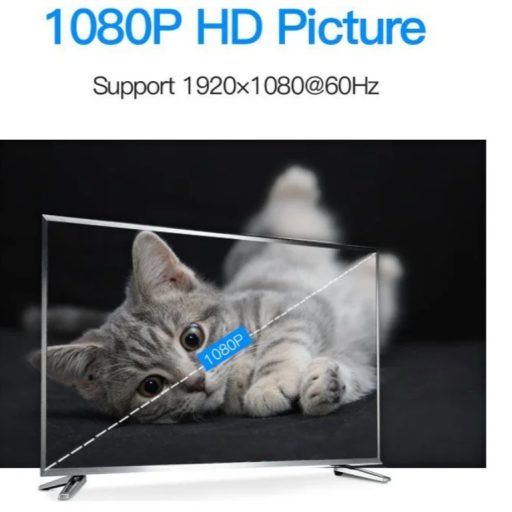 Vention Displayport -> HDMI,  (fekete), 3m, kábel