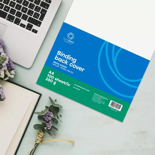 Hátlap, A4, 250 g. fényes 100 db/csomag, Bluering® fehér – Tonerklinika Debrecen