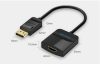 Vention Displayport -> HDMI (fekete), 0,15m, konverter