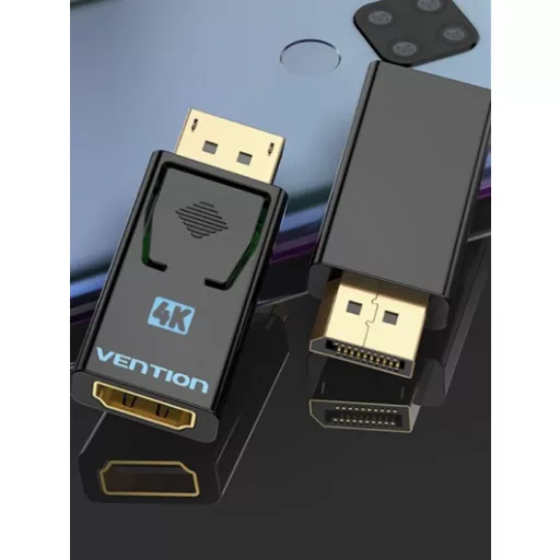 Vention DisplayPort/M -> HDMI/F, (4K,aranyozott), adapter