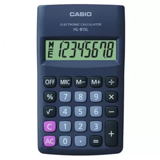 Zsebszámológép 8 digit Casio HL 815 l bk fekete – Tonerklinika Debrecen