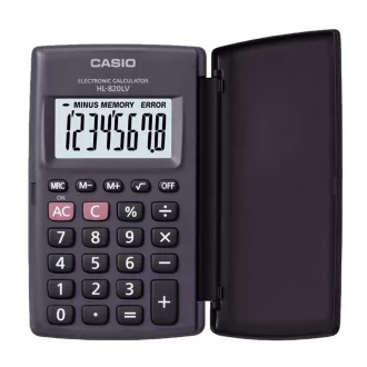 Zsebszámológép 8 digit gyökvonás Casio HL 820LV fekete – Tonerklinika Debrecen