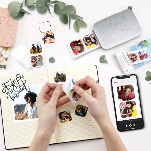 HP Sprocket előre kivágott matrica Zink 2x3 hüvelykes 30 lap