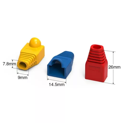 Vention RJ45 (PVC, világosszürke), 50 darab, védőburkolat