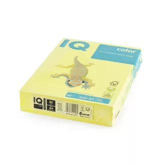 Másolópapír, színes, A4, 80g. IQ Color 500ív/csomag, neon sárga – Tonerklinika Debrecen