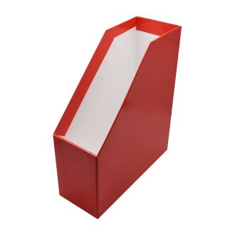 Iratpapucs 9cm, karton, lakkozott Bluering® piros – Tonerklinika Debrecen