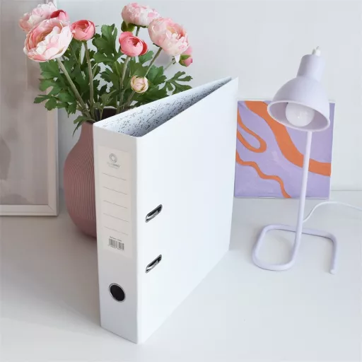Iratrendező A4, 7,5cm,lapraszerelt, Bluering® Smart fehér – Tonerklinika Debrecen