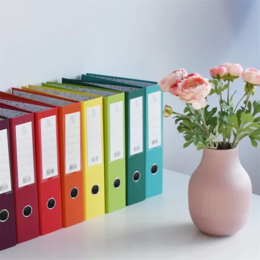 Iratrendező A4, 7,5cm,lapraszerelt, Bluering® Smart piros – Tonerklinika Debrecen