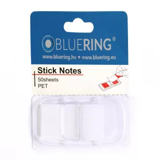 Jelölőcímke 25x45mm, 50lap, műanyag Bluering® fehér – Tonerklinika Debrecen