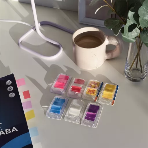 Jelölőcímke 25x45mm, 50lap, műanyag Bluering® fehér – Tonerklinika Debrecen