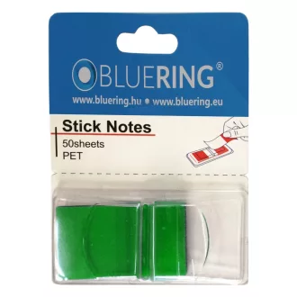 Jelölőcímke 25x45mm, 50lap, műanyag Bluering® zöld – Tonerklinika Debrecen