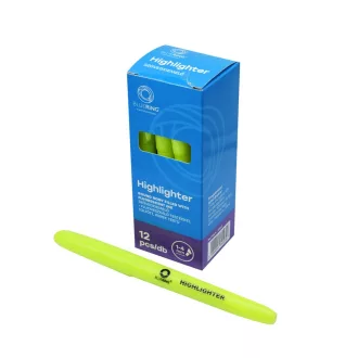 Szövegkiemelő kerek test Bluering® sárga – Tonerklinika Debrecen