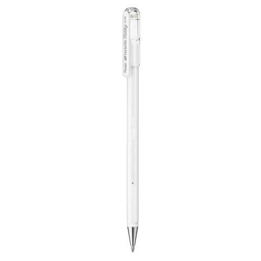 Zseléstoll 0,4mm, kupakos Pentel Hybrid K108-PW pastell fehér – Tonerklinika Debrecen