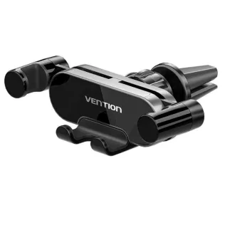   Vention telefon ( mechanikus rögzítéses, szellőzőrácsra, autós, fekete), tartó