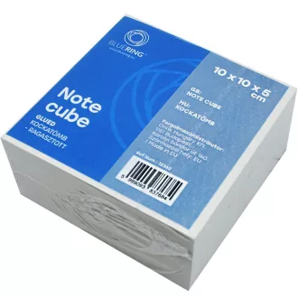 Kockatömb ragasztott 10x10x5cm, Bluering® fehér – Tonerklinika Debrecen