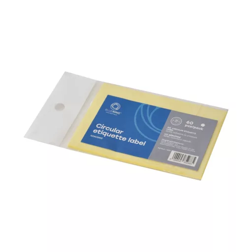 Etikett címke, 30mm, körcímke 60 db/csomag Bluering® fehér – Tonerklinika Debrecen