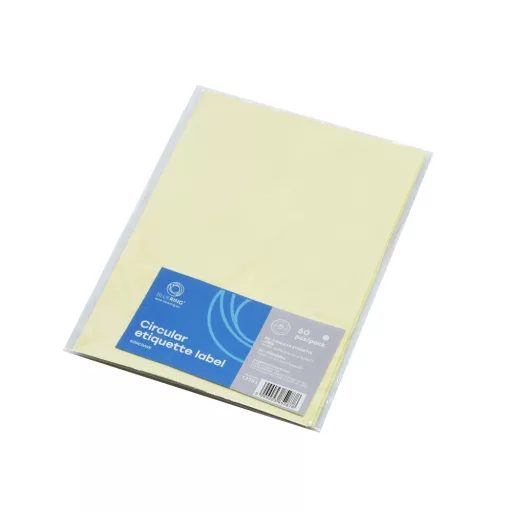 Etikett címke, 40mm, körcímke 60 db/csomag Bluering® fehér – Tonerklinika Debrecen