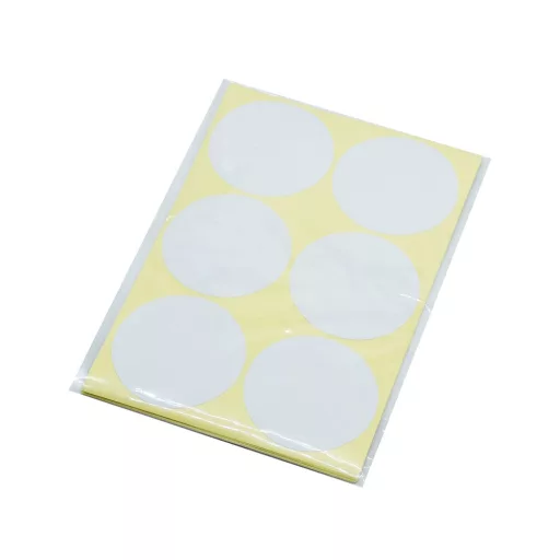 Etikett címke, 50mm, körcímke 60 db/csomag Bluering® fehér – Tonerklinika Debrecen