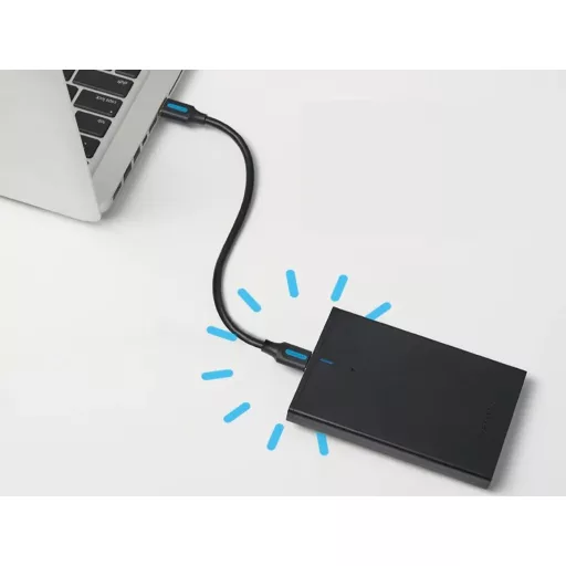 Vention 2.5" SATA HDD (USB 3.0 Micro-B,fekete), ház