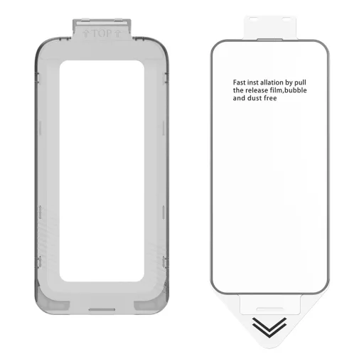 Vention iPhone 16, (HD edzett üveg, pormentesítővel), telefon kijelző védő üveg
