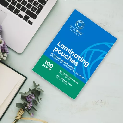 Lamináló fólia 65x95mm, 100 micron 100 db/doboz, Bluering® – Tonerklinika Debrecen