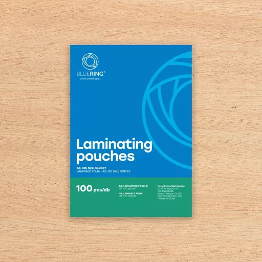 Lamináló fólia A5, 154x216mm, 125 micron 100 db/doboz, Bluering® – Tonerklinika Debrecen