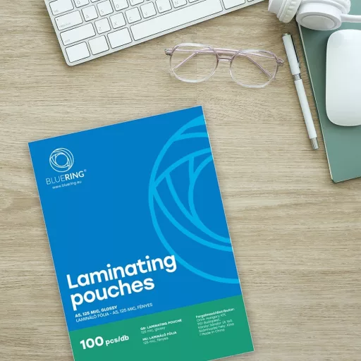 Lamináló fólia A5, 154x216mm, 125 micron 100 db/doboz, Bluering® – Tonerklinika Debrecen