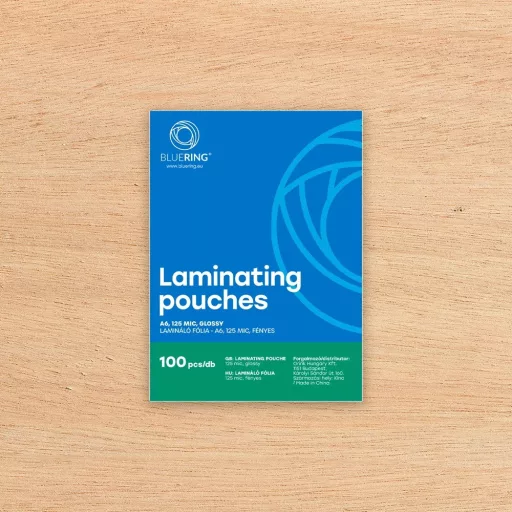 Lamináló fólia A6, 125 micron 100 db/doboz, Bluering® – Tonerklinika Debrecen