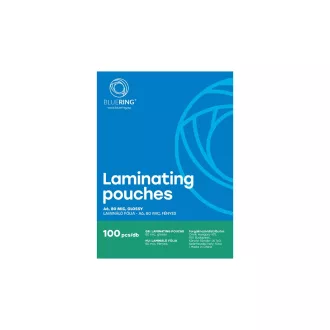 Lamináló fólia A6, 80 micron 100 db/doboz, Bluering® – Tonerklinika Debrecen