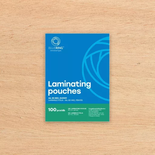 Lamináló fólia A6, 80 micron 100 db/doboz, Bluering® – Tonerklinika Debrecen