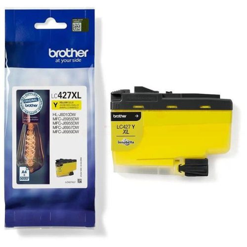 Brother LC427XLY Tintapatron Yellow 5.000 oldal kapacitás