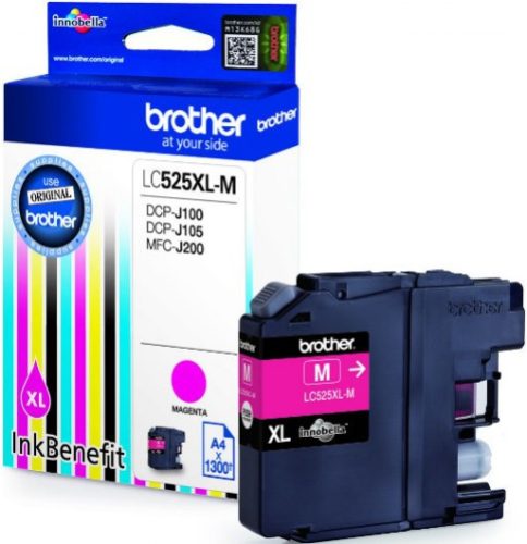 Brother LC525XLM Tintapatron Magenta 12,8 ml 1.300 oldal kapacitás