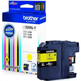   Brother LC525XLY Tintapatron Yellow 12,8 ml 1.300 oldal kapacitás