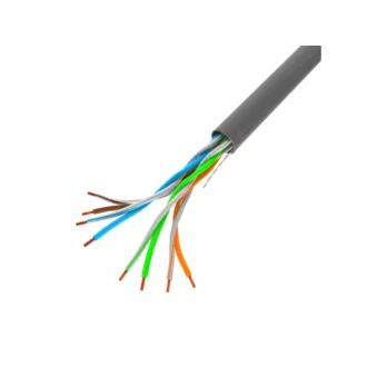   Lanberg LCU5-10CC-0305-S UTP CCA 100Mb/s 100MHz 305m árnyékolatlan réz bevonatú alumínium fali kábel