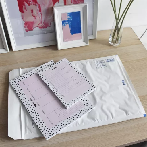 Légpárnás tasak 19/I szilikon külső méret 320x455mm, belső méret 300x445mm, Bluering® fehér – Tonerklinika Debrecen