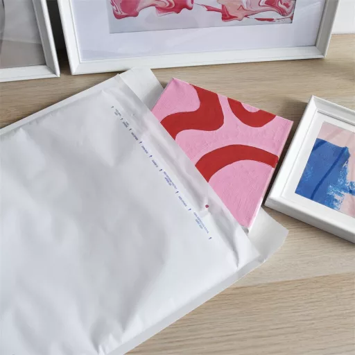 Légpárnás tasak 20/K szilikon külső méret 370x480mm, belső méret 350x470mm, Bluering® fehér – Tonerklinika Debrecen