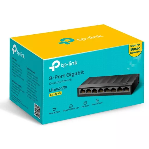 TP-LINK SWITCH LS1008G 8-Port Gigabit Desktop