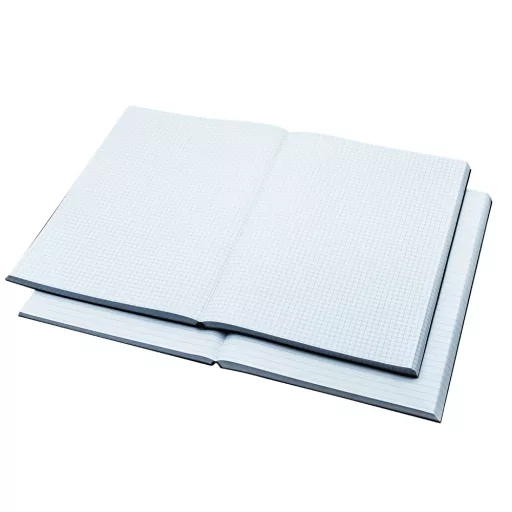 Beírókönyv A4, 200lap fekete PVC borító, Bluering® kockás – Tonerklinika Debrecen