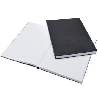 Beírókönyv A4, 200lap fekete PVC borító Bluering® vonalas – Tonerklinika Debrecen