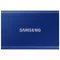 SAMSUNG SSD Külső, 1TB, T7, Indigó Kék, USB 3.2