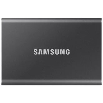 SAMSUNG SSD Külső, 2TB, T7, Titán Szürke, USB 3.2